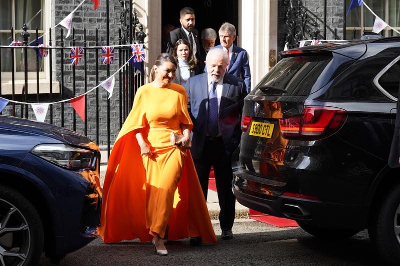 Rosangela „Janja” da Silva alaturi de sotul ei, Foto: Stefan Rousseau / PA Images / Profimedia