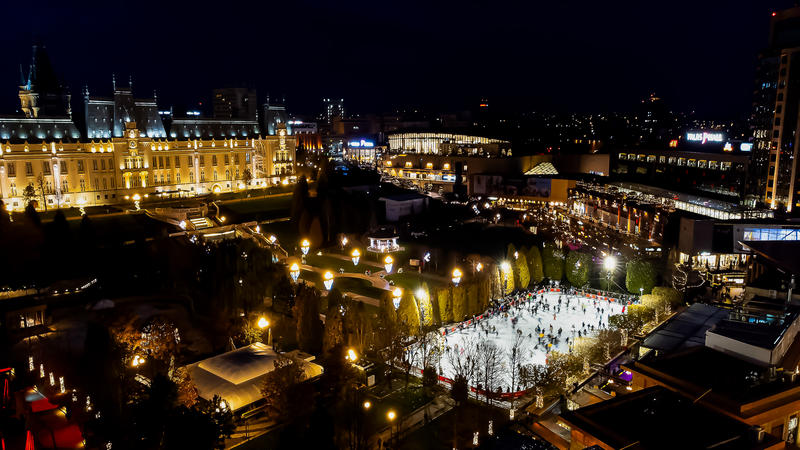 Patinoar Palas Iași, Foto: Iulius Grup