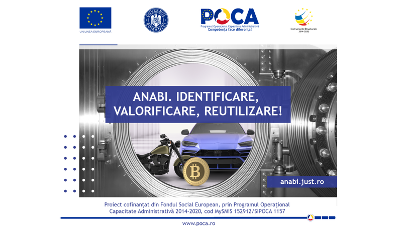 Sistemul informatic naţional integrat de evidenţă a creanţelor provenite din infracţiuni, Foto: ANABI