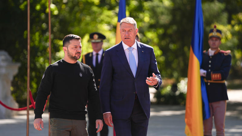 Volodimir Zelenski și Klaus Iohannis, Foto: Presidency.ro