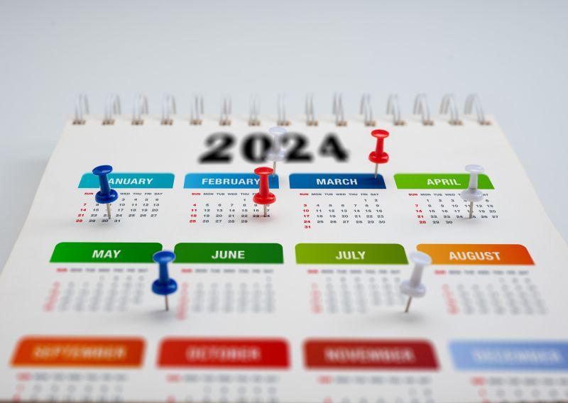 Calendar 2024, Foto: Pavel Muravev / Dreamstime.com