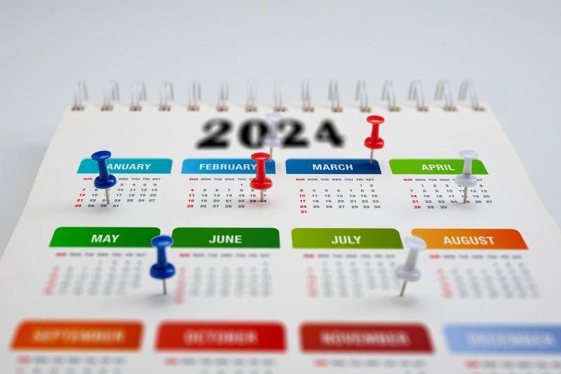 Calendar 2024, Foto: Pavel Muravev / Dreamstime.com