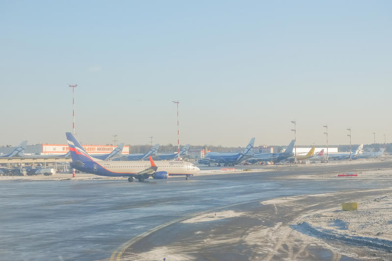 Avioane Aeroflot pe aeroportul din Moscova, Foto: Yulia Petrova | Dreamstime.com