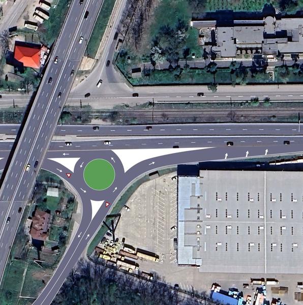 Giratoriu propus Aleea Teișani, Foto: PMB