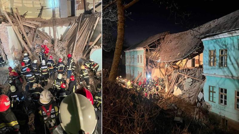 Ce lucrări a mai efectuat la liceul din Odorheiu Secuiesc firma care a săpat lângă fundația internatului prăbușit, Foto: Colaj fanatik.ro