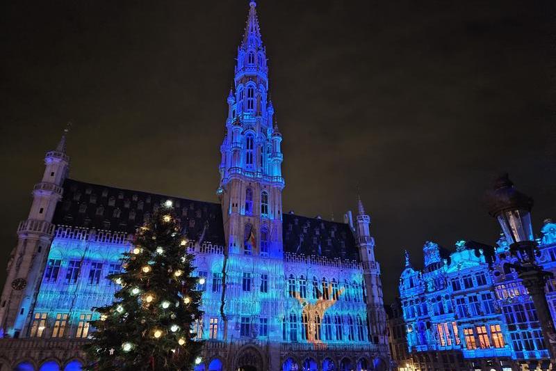Bruxelles seara, Foto: Hotnews / Florin Barbuta