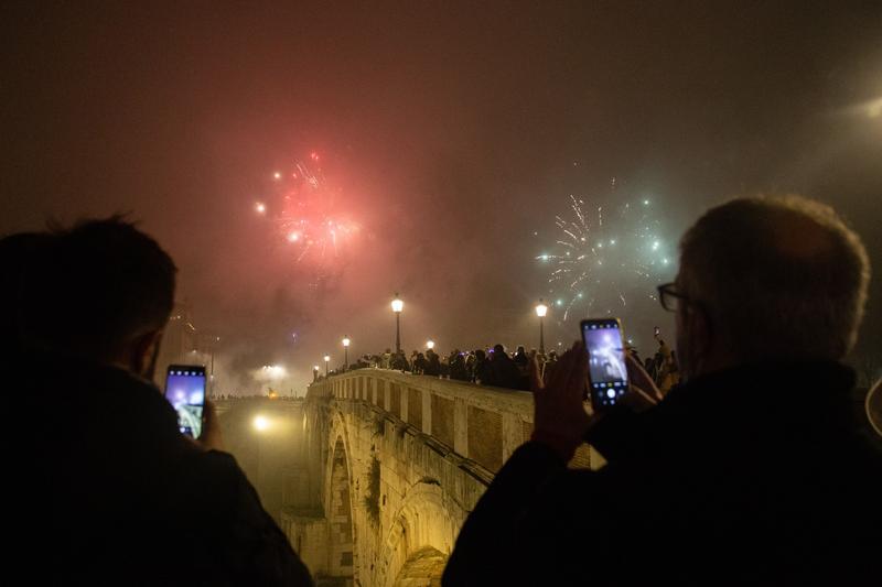 Artificii de Anul Nou la Roma, Foto: Matteo Nardone / Zuma Press / Profimedia