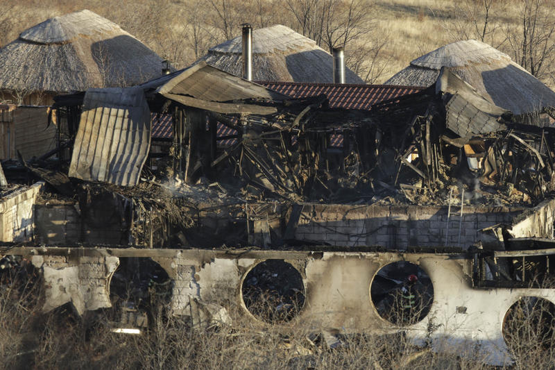 Ferma Dacilor dupa incendiu, Foto: Inquam Photos / Bogdan Buda