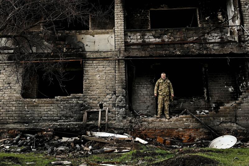 Soldat din brigada mecanizată 65 a Ucrainei în regiunea Zaporojie, Foto: Dmytro Smoliyenko / Avalon / Profimedia