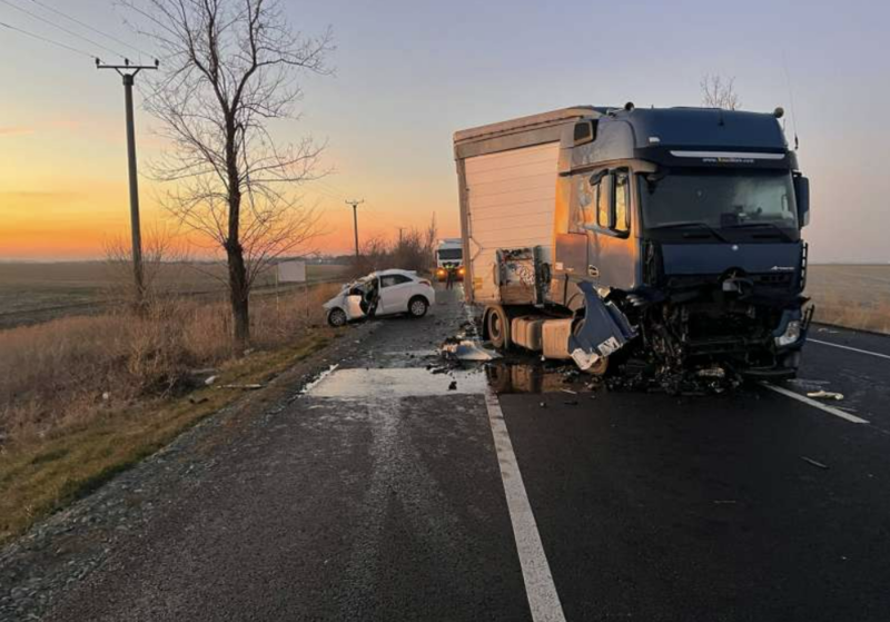 Accident DN 2, Foto: IPJ Ialomita