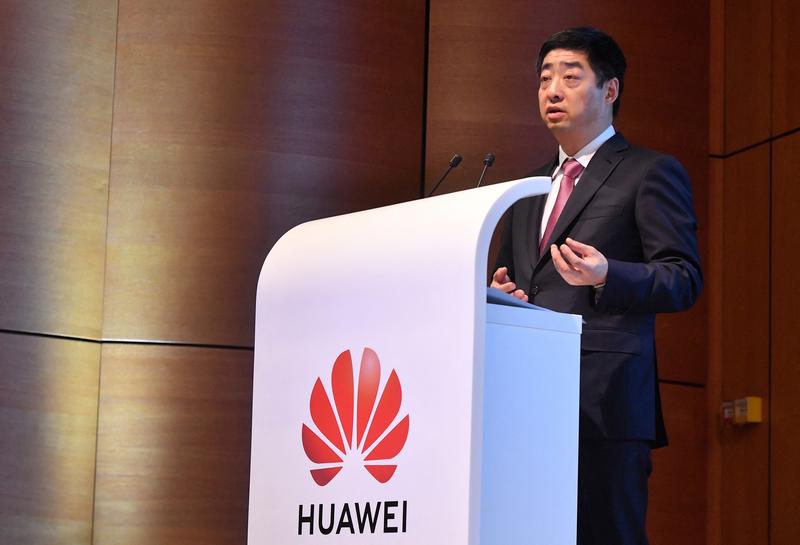 Ken Hu, presedintele Huawei, Foto: Emmanuel DUNAND / AFP / Profimedia