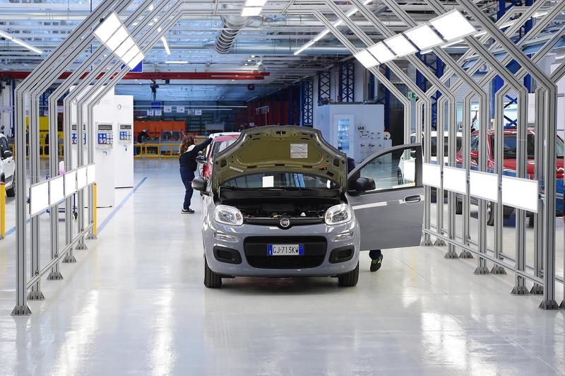 Linie de asamblare a unui Fiat Panda, Foto: Italy Photo Press / Zuma Press / Profimedia