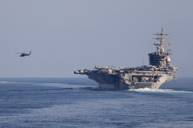 Portavionul american USS Dwight D. Eisenhower, Foto: Ruskin Naval / AFP / Profimedia