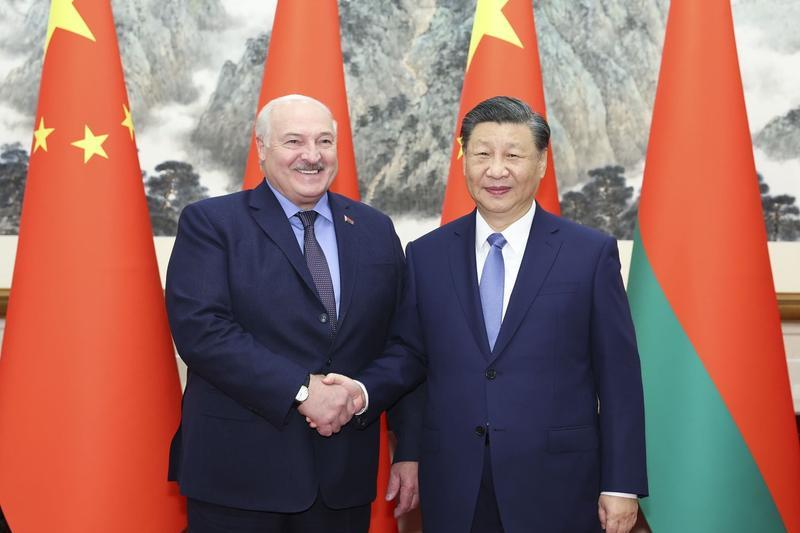 Aleksandr Lukaşenko și Xi Jinping, Foto: Huang Jingwen / Xinhua News / Profimedia