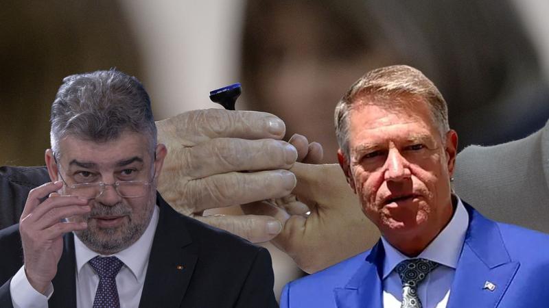 Marcel Ciolacu, Klaus Iohannis, Foto: Colaj fanatik.ro