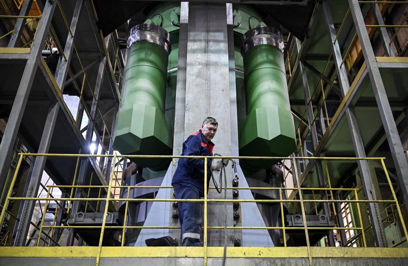 reactorul nuclear RITM-200 pentru spărgătorul de gheata Chukotka a fost finalizat, Foto: Alexander NEMENOV / AFP / Profimedia