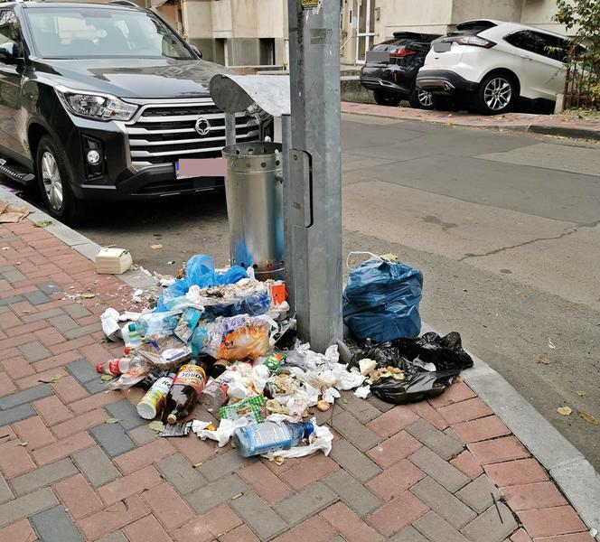 Gunoi pe strazile din Bucuresti, Foto: Adrian Ilincescu/ HotNews.ro