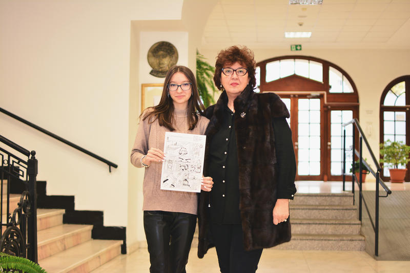 Riana-Teodora Rotaru, Prof. Mariana Lili Badea, Colegiul Național Iulia Hașdeu - București, Foto: ASAP România