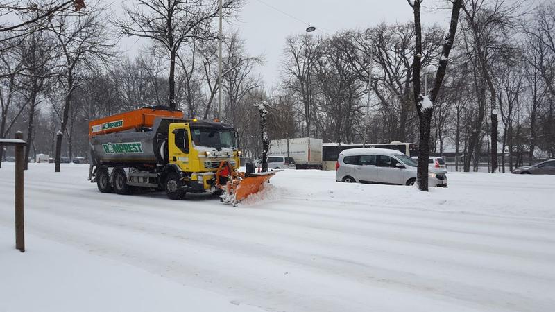 Zapada in Bucuresti in martie 2018, Foto: Vlad Barza / HotNews.ro