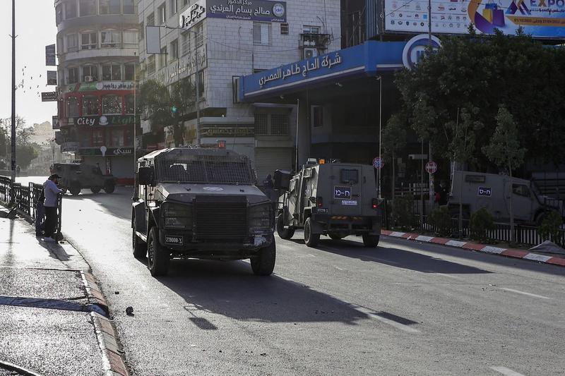Trupele israeliene într-un raid în Cisiordania, Foto: Zain JAAFAR / AFP / Profimedia