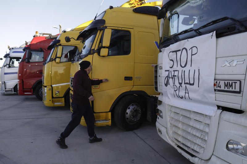 Protestul transportatorilor, Foto: Inquam Photos / Octav Ganea