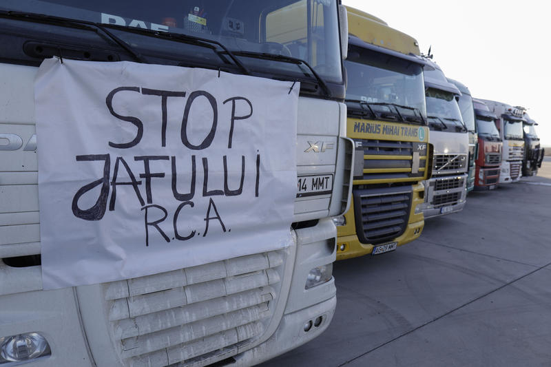 Protestul transportatorilor, Foto: Inquam Photos / Octav Ganea