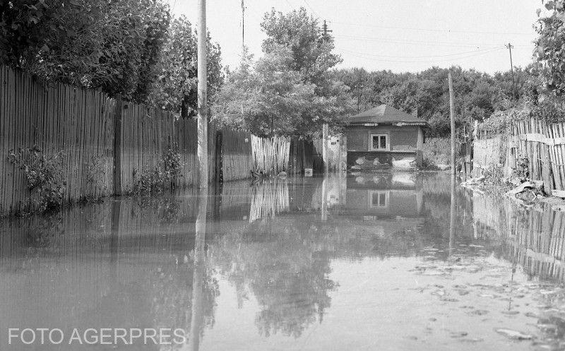 Inundații în București în 1975, Foto: AGERPRES