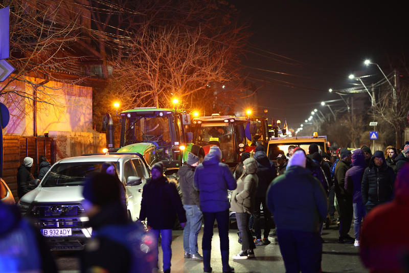 Transportatorii și fermierii în Chijana, Foto: Inquam Photos / Cosmin Enache