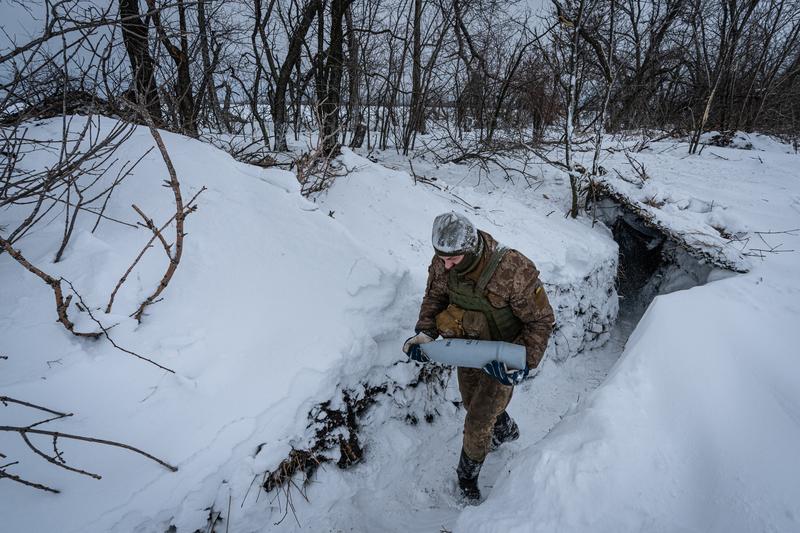 Soldat ucrainean pe frontul din Bahmut, Foto: Ignacio Marin / AFP / Profimedia