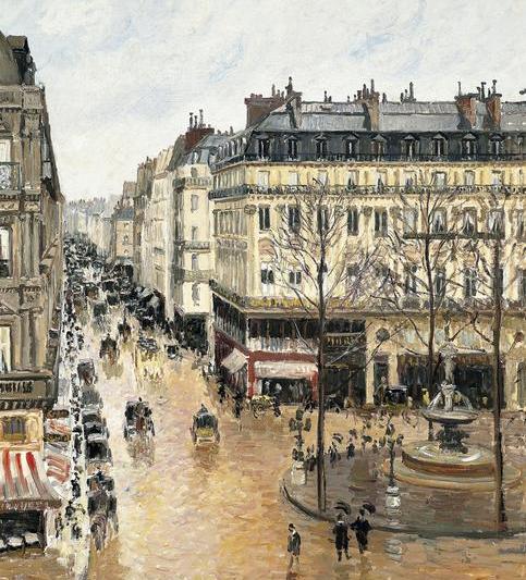 Tabloul Rue Saint-Honor in the Afternoon, de Pissaro, Foto: SJArt / Alamy / Alamy / Profimedia