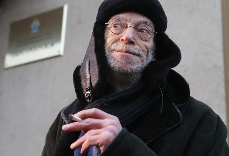 Poetul Lev Rubinstein în 2014, înainte să dea declarații anchetatorilor despre criticile sale la adresa Kremlinului, Foto: Vitaliy Belousov / Sputnik / Profimedia Images