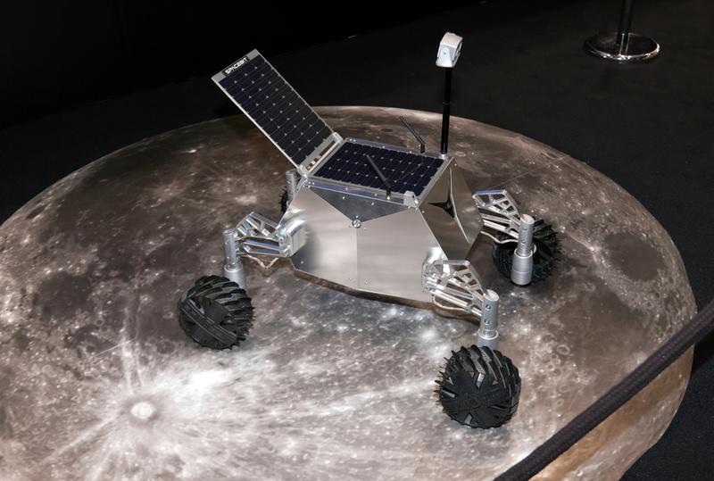 Machetă a modulului de aselenizare Peregrine al Astrobotic, Foto: John Gaffen / Alamy / Alamy / Profimedia