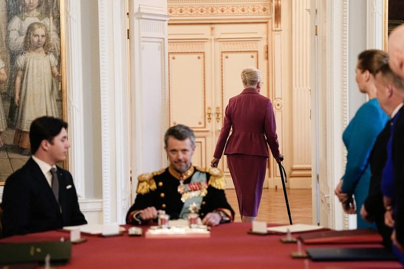 Regina Margrethe a II-a a abdicat. Frederik al X-lea este noul rege al Danemarcei, Foto: Mads Claus Rasmussen / AFP / Profimedia