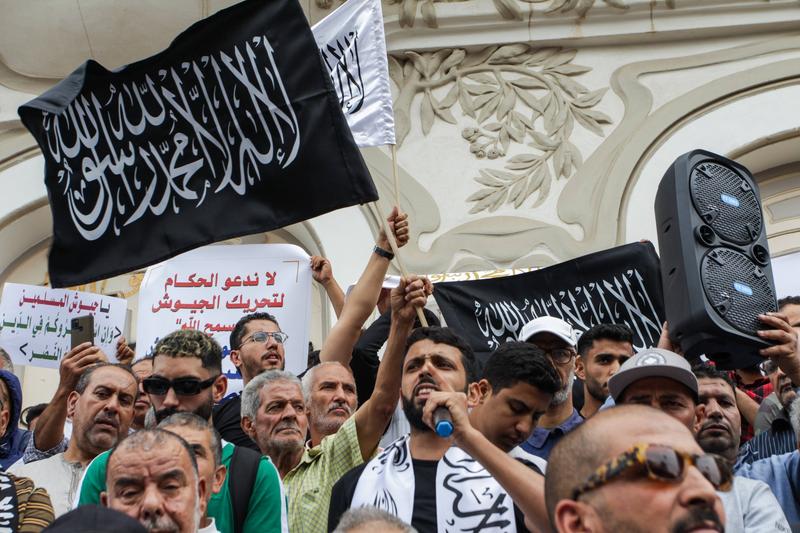 Miting de sustinere a Hamas organizat de Hizb ut-Tahrir, Foto: Yassine Mahjoub / Sipa Press / Profimedia