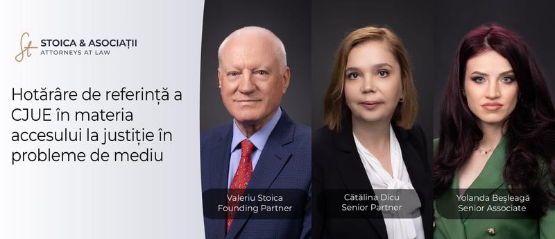 Valeriu Stoica, Cătălina Dicu, Yolanda Beșleagă, Foto: STOICA & ASOCIATII