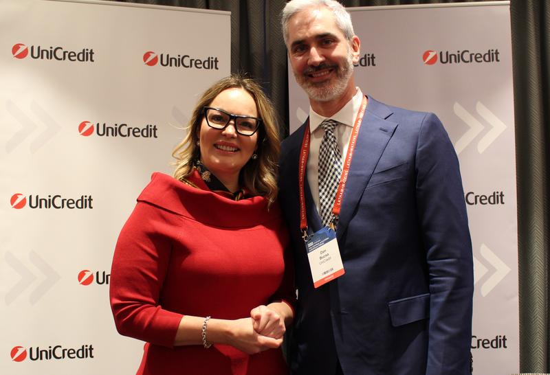 Teodora Petkova si Dan Bucșa 16.01.2024, Foto: Unicredit Bank