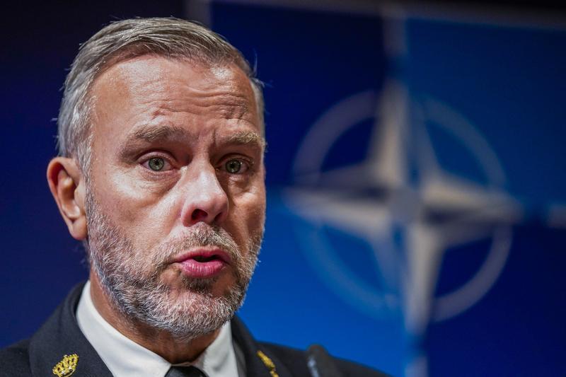 Amiralul Rob Bauer, șeful militar al NATO, Foto: Lise Åserud / AFP / Profimedia