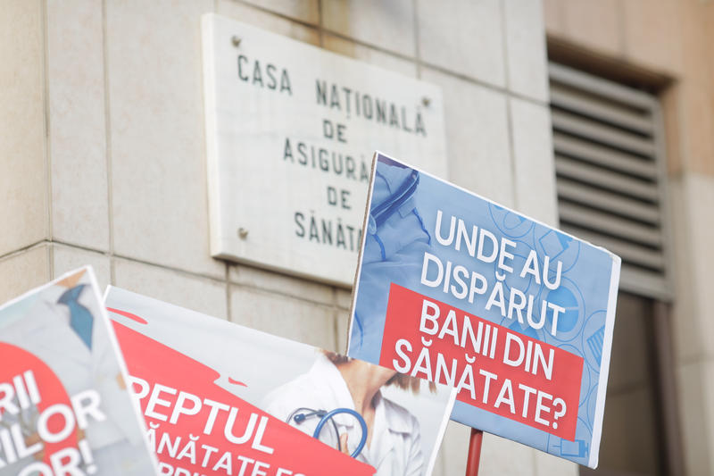 Protest al medicilor, Foto: Inquam Photos / George Călin