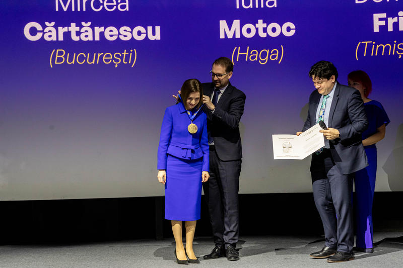 Maia Sandu, premiul Timisoara pentru Valori Europene, Foto: Inquam Photos / Virgil Simonescu