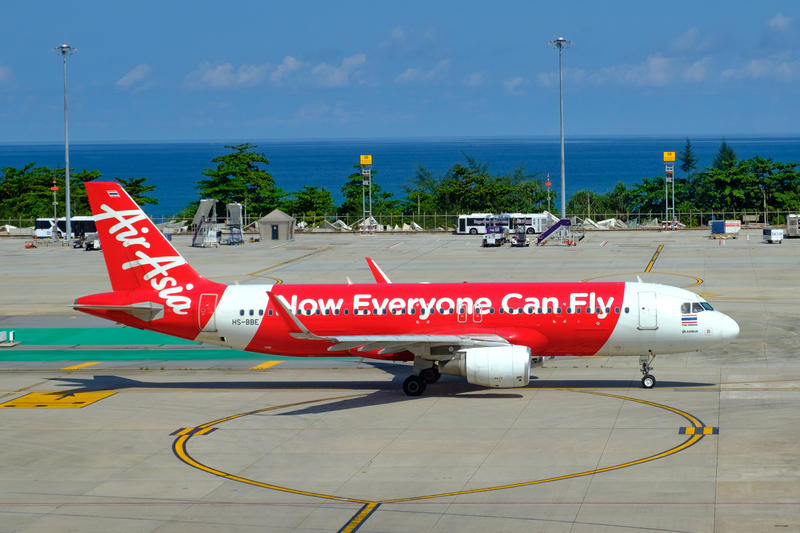 Aeronava Air Asia , Foto: Ssv2009 | Dreamstime.com