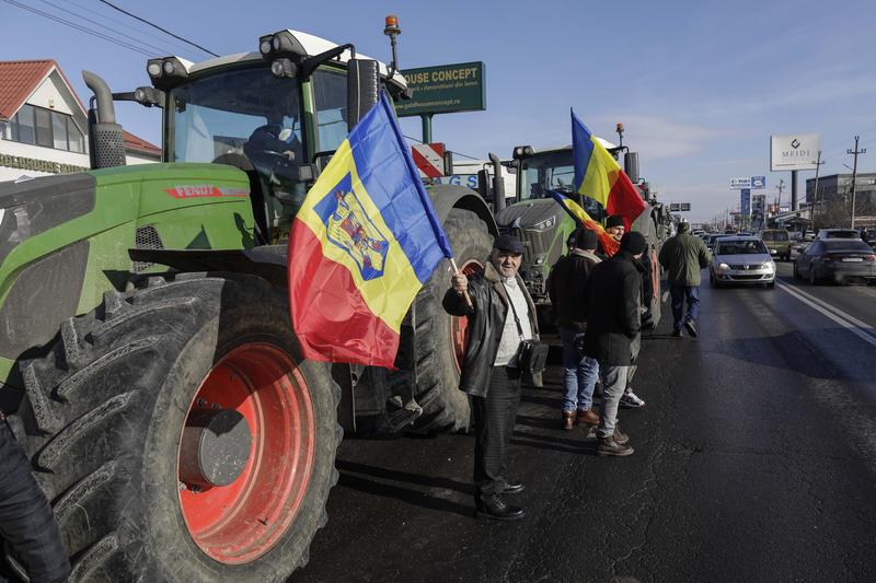 Protestul fermierilor și transportatorilor, Foto: Inquam Photos / Octav Ganea