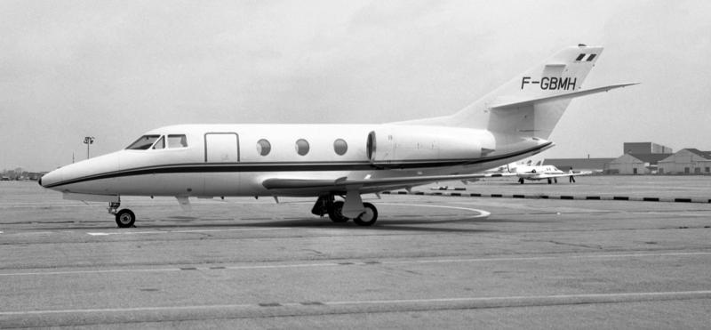 Avion Dassault Falcon 10, în 1979, Foto: © The Peter Butt Aviation Collection / Mary Evans / Mary Evans Picture Library / Profimedia