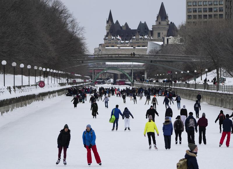 Cel mai mare patinoar natural din Canada în 2022, Foto: Justin Tang / Zuma Press / Profimedia