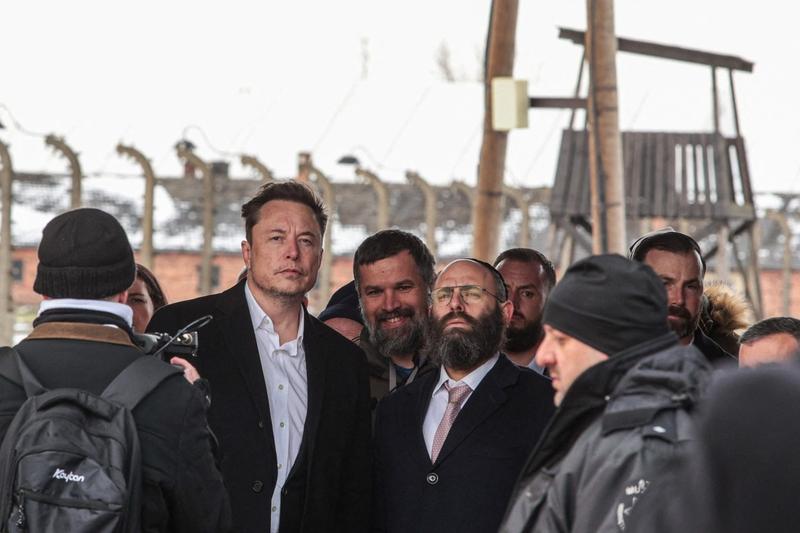 Elon Musk la Auschwitz, Foto: AA/ABACA / Abaca Press / Profimedia