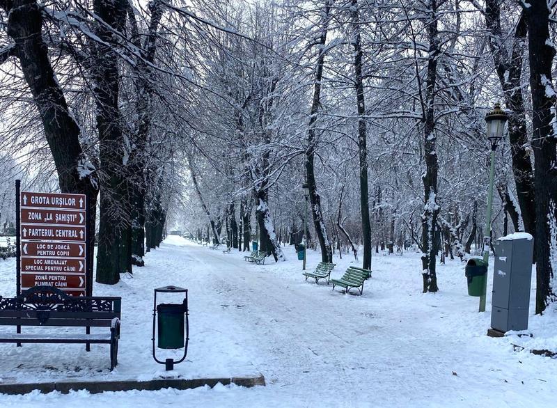 Parc nedeszăpezit, Foto: Primaria Sector 4