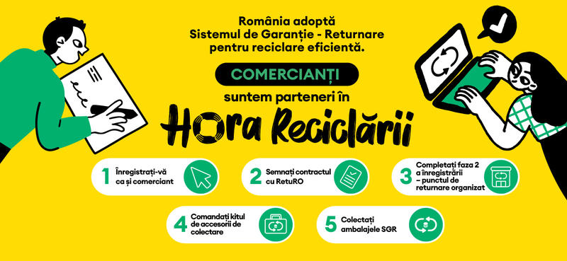 Evaluarea Sistemului de Garanție-Returnare la o lună și jumătate de funcționare în România, Foto: RetuRO