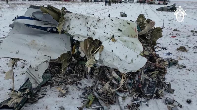 Rusia prezinta ceea ce ar fi ramasitele avionului Il-76, Foto: Russian Investigative Committee / AP / Profimedia