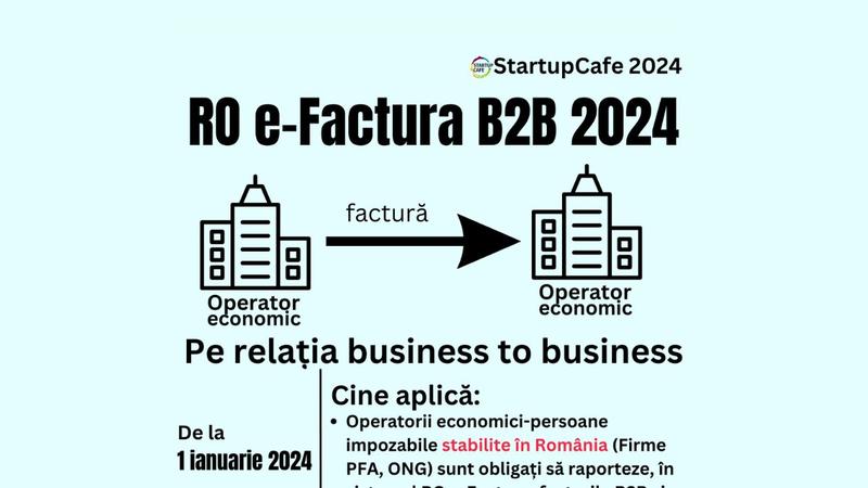 Infografic RO e-Factura 2024, Foto: StartupCafe