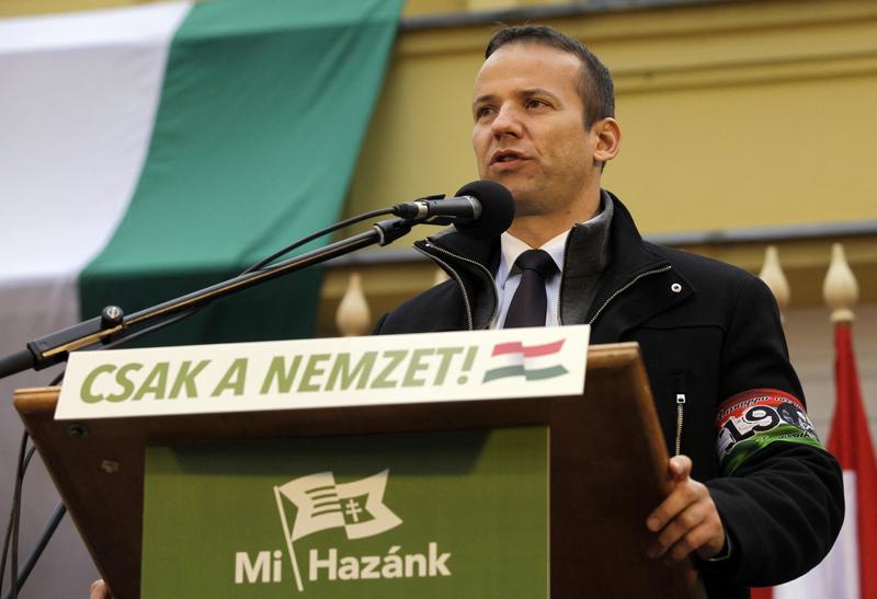 László Toroczkai, liderul partidului ungar Mi Hazank, Foto: Peter Kohalmi / AFP / Profimedia
