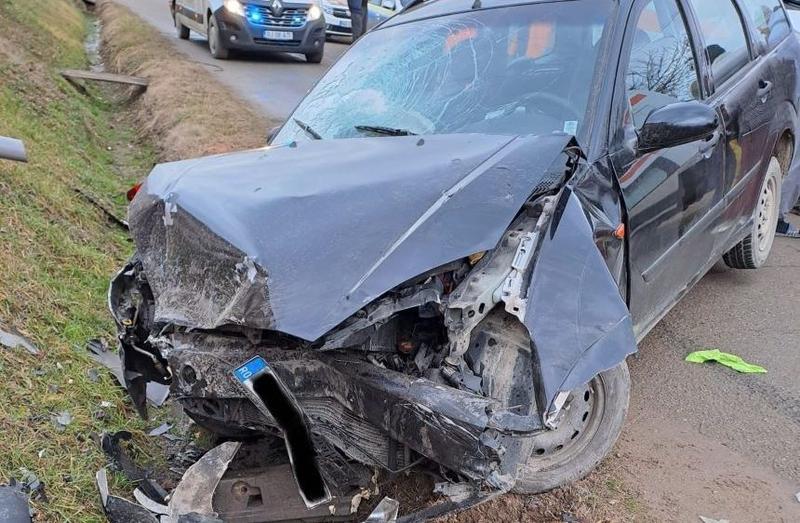 Accident rutier în Gorj, Foto: ISU Gorj